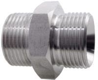 Hydraulic Hexagon Nipple Bspp Npt Stainless Steel Nero Pipeline