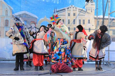 Ukrainian Christmas carols editorial photography. Image of person ...