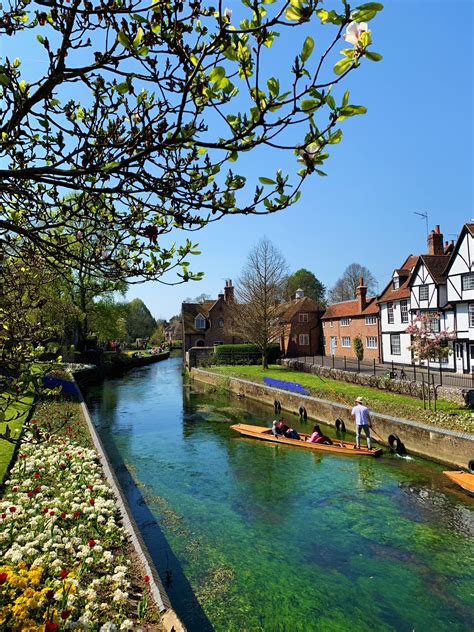 Punting in Canterbury, Kent, UK : r/travel
