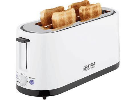 TZS FIRST AUSTRIA FA 5368 5 Toaster Weiß 1400 Watt Schlitze 4 SATURN