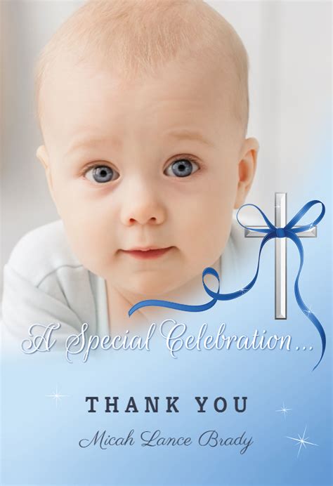 Paper Baptism Favour Templett Thanks Card Baptism Thank You Card