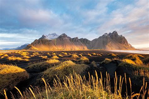 Golden sunrise in Vestrahorn, Iceland - Alexios Ntounas Photography