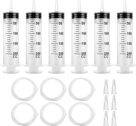 Amazon Dajave Pack Ml Large Syringe For Liquid With Cap