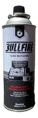 Gas Butano Para Fogao Portatil - Refil Gas Butano Para Fogao Portatil 400ml Bullfire | MercadoLivre