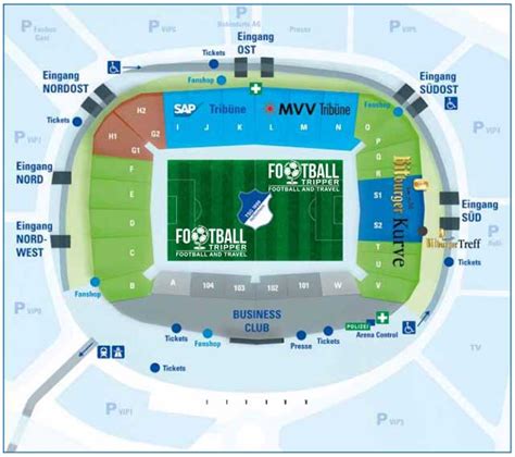 TSG 1899 Hoffenheim Stadium - Prezero arena - Football Tripper