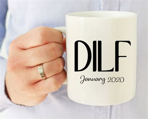 DILF MILF Coffee Mug Setfunny Pregnancy Revealcoffee Mugs Etsy