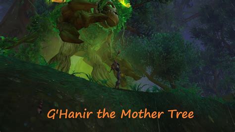 World Of Warcraft Legion Druid Resto Artifact Weapon Ghanir The Mother Tree Youtube