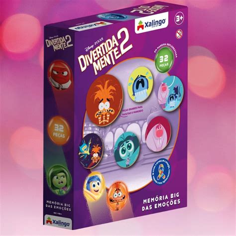 Jogo Divertidamente 2 - Jogo da Memoria Infantil Divertidamente 2 32 peças | Shopee Brasil