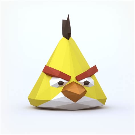 Angry bird chuck 3d model by ultraland – Artofit