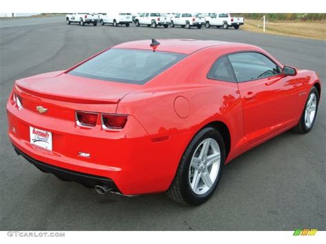 Victory Red Chevrolet Camaro Ls Coupe Photo