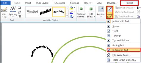 How to create a logo in word - javatpoint