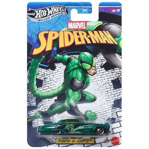 Hot Wheels Silver Series Marvel Spider Man Auto L Assorti Smyths