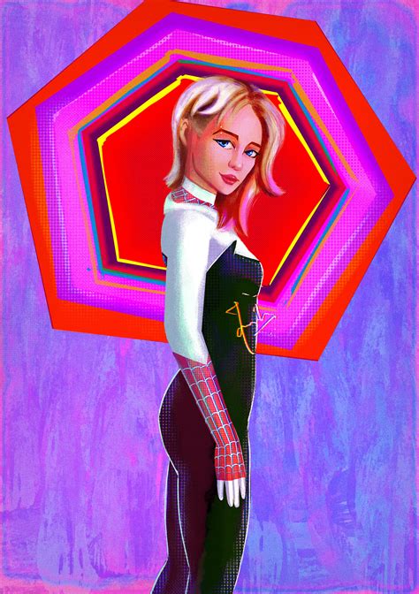 Artstation Gwen Stacy Fan Art