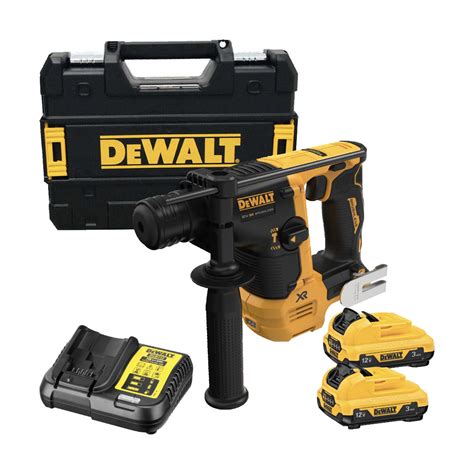 Dewalt Dch L V Xr Brushless Sds Plus Hammer Drill With Batts And