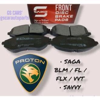 Proton Front Disc Brake Pads Set For New Saga Vvt St Model Fl Flx