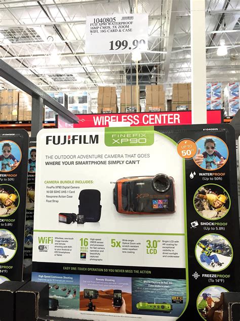 Fujifilm Finepix XP90 Waterproof Camera Costco Price Panel - Harvey