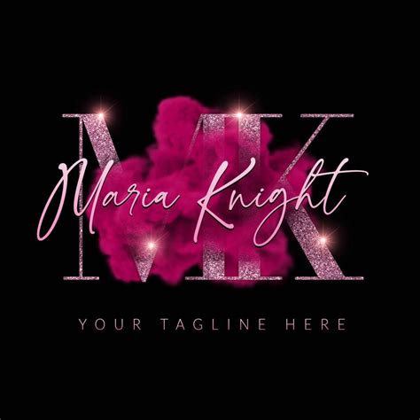 Hot Pink Logo Sparkle Logo Beauty Logo Jewellery Logo Etsy