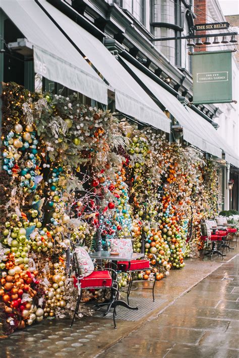 Christmas Floral Installations Iconic London Storefronts