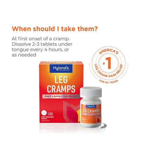 Hylands Leg Cramps Tablets Natural Relief Of Calf Leg And Foot Cramp 50 Count Pricepulse