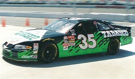 Todd Bodines 35 Tabasco Green And Black Nascar Race Cars Old Race