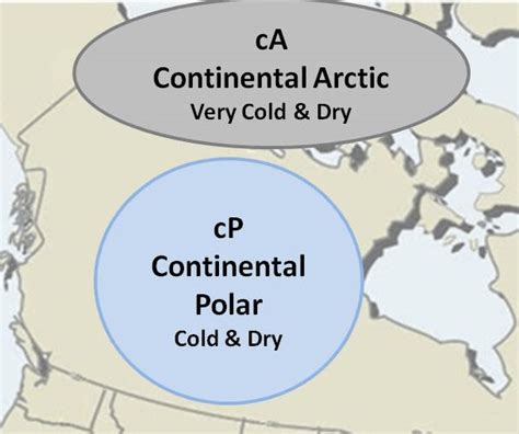 Types Of Air Masses That Effect The Weather In The US – Meteorology101