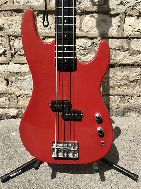 Basse Vintage Rouge Rockwood By Hohner Lx 100 Reverb