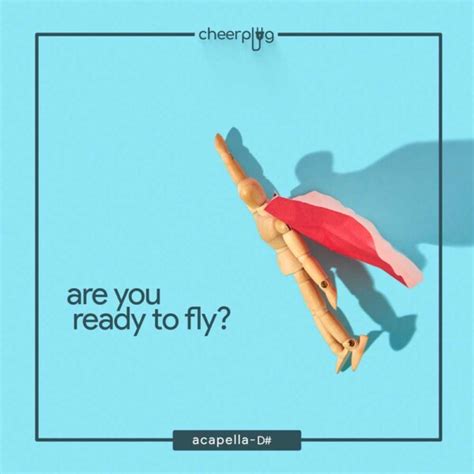 Are You Ready To Fly D 8×8 Counts Cheerplug