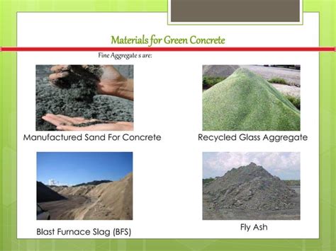 PPT ON GREEN CONCRETE BY TANMAY KUMAR