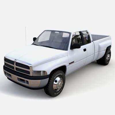 Dodge Ram 3500 Dually 2001 - 3D Model by brunomcardoso