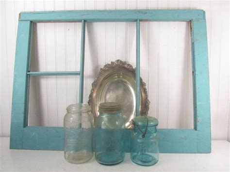 Antique Window Shabby Chic Wood Window Wall Decor Picture Etsy