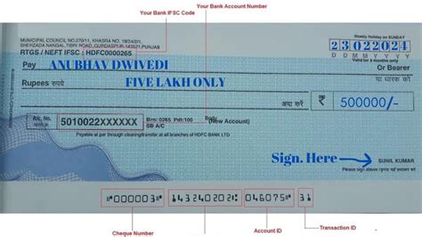 How to Fill Cheque?
