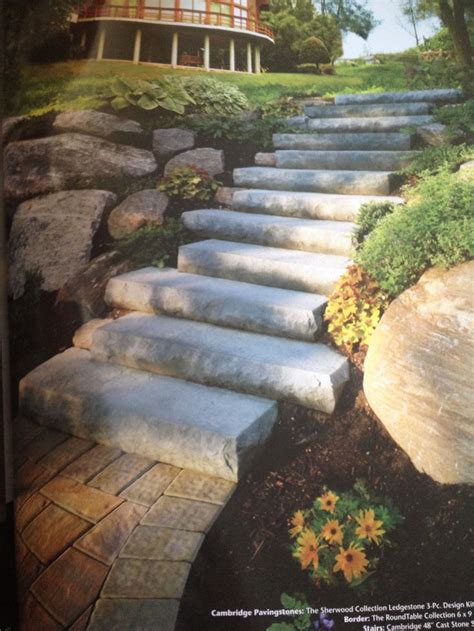 Front steps | Landscape stairs, Landscape steps, Landscape bricks