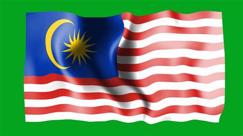 Malaysia Flag Animation