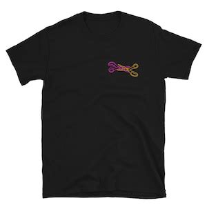 Scissors Lesbian Shirt Dyke Pride Wear Butch Femme Lgbtq Queer Power Clothing Tomboy Tee