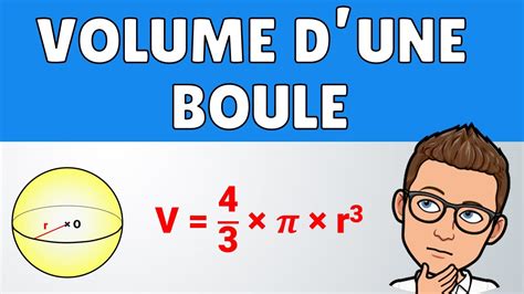 D Couvrir Imagen Volume Boule Formule Fr Thptnganamst Edu Vn