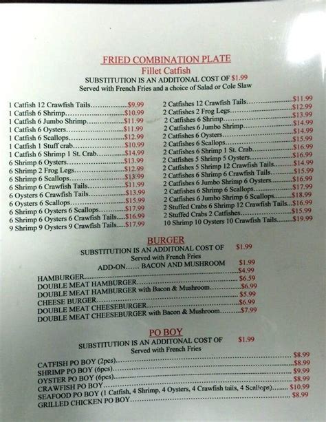 Crockett Seafood and Steak Menu in Crockett, TX | Order Delivery & Reviews