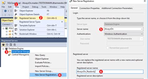 Save The Connection String Parameters In Ssms Alwayson Sqlservercentral