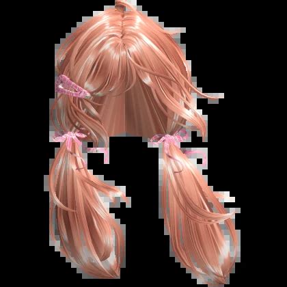 Strawberry Blonde Pigtails Roblox Item Rolimon S