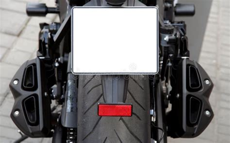 Rear view of motorcycle stock photo. Image of metal, motocross - 25463402