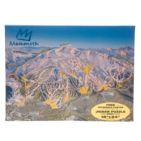 MAMMOTH TRAIL MAP JIGSAW PUZZLE