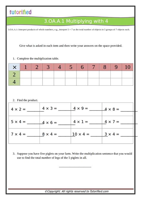 3rd Grade Common Core Math Worksheets Worksheets Library