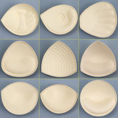 2x Women Bikini Removable Bra Breast Pads Inserts Enhancer Foam Sponge
