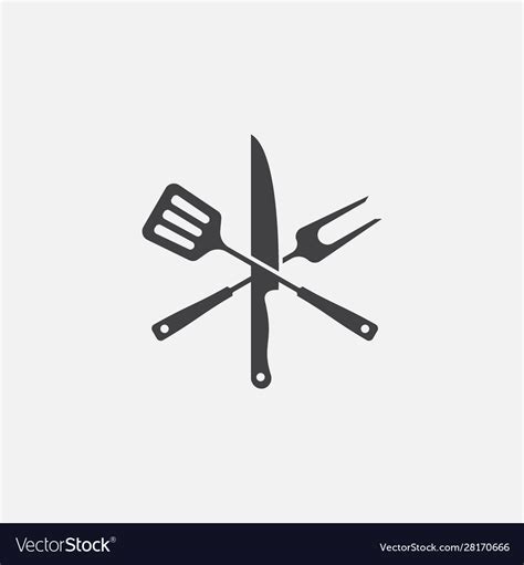 Bbq Fork Silhouette