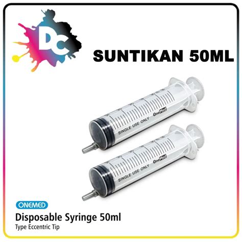 Jual Suntikan 50ml Spuit 50cc Lubang Pinggir Selang 10cm Shopee