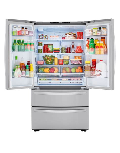 Lg Lmws27626s 27 Cu Ft 4 Door French Door Refrigerator Lg Usa