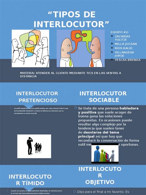 O Que Significa Interlocutor - Tipos de Interlocutor | Tecnología | Business