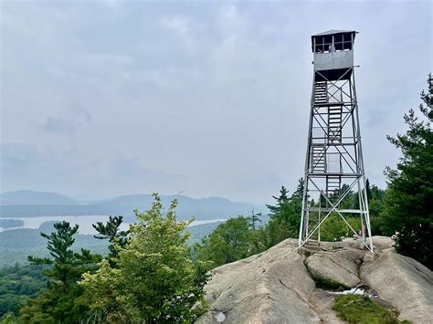 Rondaxe Fire Tower on Bald Mountain in the Adirondacks - La Vie Zine
