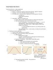 Sex Study Docx EVOLUTION OF SEX STUDY Sexual Reproduction Mixis