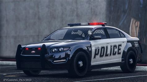 Grand Theft Auto V Police Car Modification . Ultra Graphics . 4K 60fps