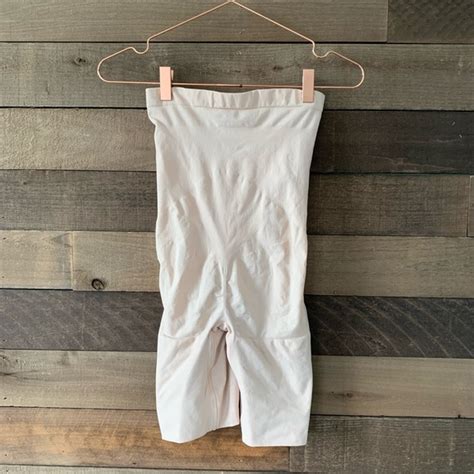 Spanx Intimates Sleepwear Spanx Womens Mid Thigh High Waisted Brief In Tan Nude Poshmark